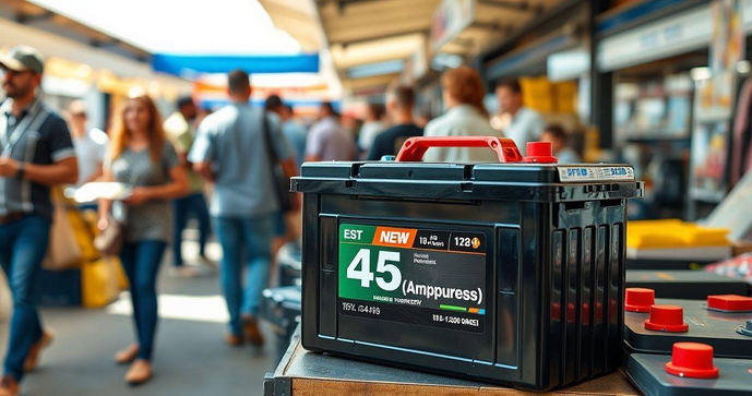 Bateria 45 Amperes Preço Acessível
