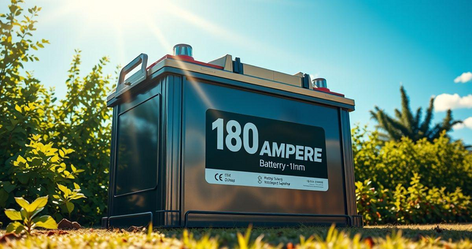 Bateria 180 Amperes: Potência e Durabilidade