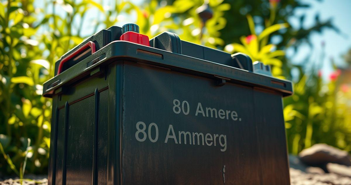 Bateria 80 Amperes: Potência e Durabilidade